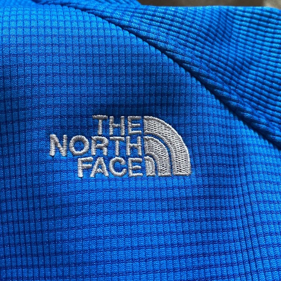 The North Face Kids Unisex XL Blue Full Zip Jacket Waffle Weave Polyester - Picture 9 of 9